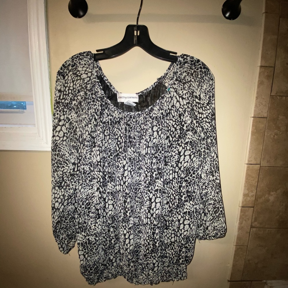 Leopard/Snakeskin/Cheetah Dressy Blouse